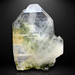 Beautiful Chlorine Quartz Crystal with Epidote Combination From Balochistan Pakistan